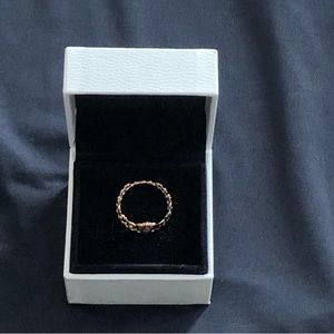 Pandora Gold Princess Crown Ring One Size.